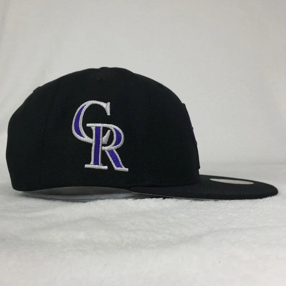 Colorado‎ Rockies Mitchell & Ness MLB Liberty Fit Snapback Hat Cap 3D Logo NWT